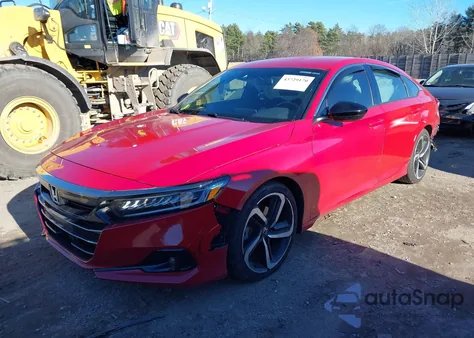2022 Honda Accord Sport from USA, damaged, VIN 1HGCV1F34NA058217